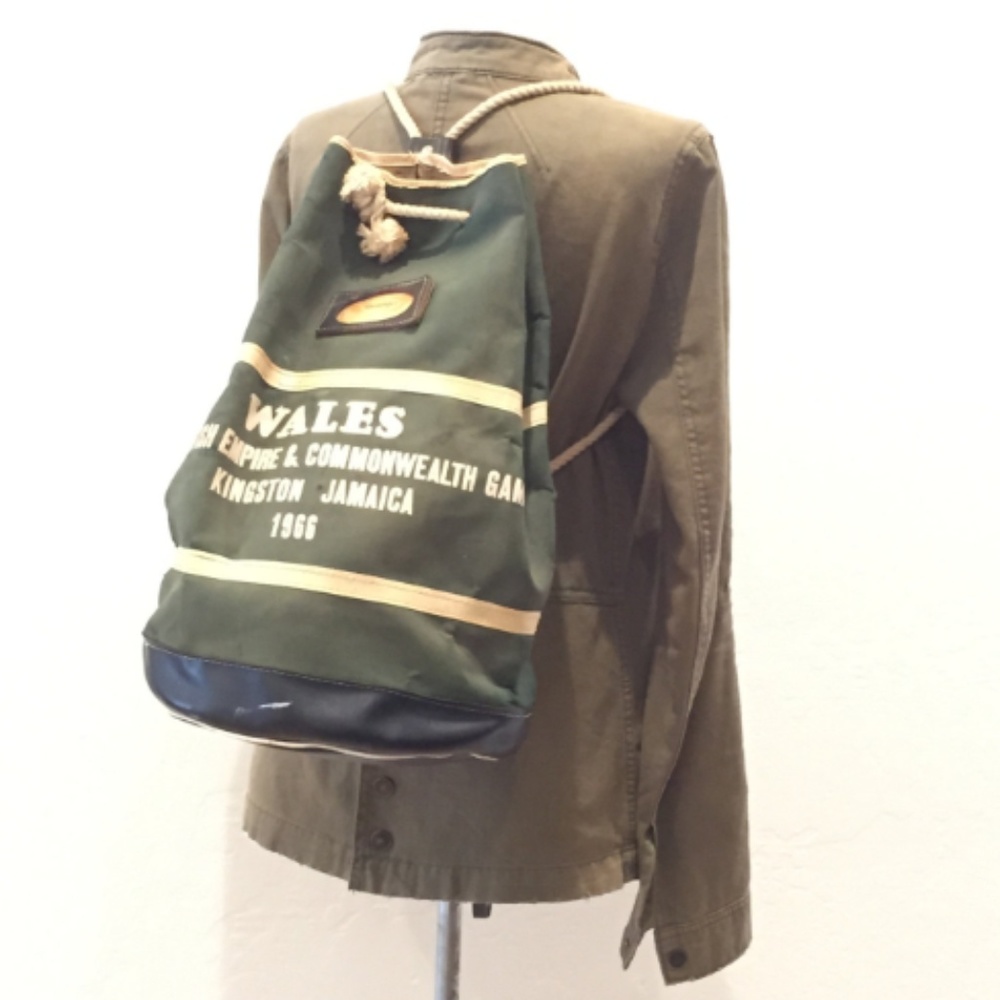SOLD // 1966 British Games Convertible Backpack